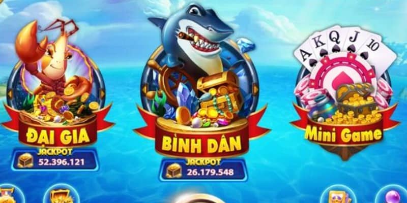 Các phòng chơi tại cổng game