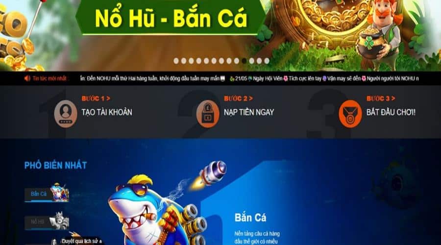 Ưu điểm trang game Nohu90